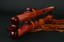 Rocky Mountain Juniper Native American Flute, Medicine Man, Mid A-4, #D110Ga
